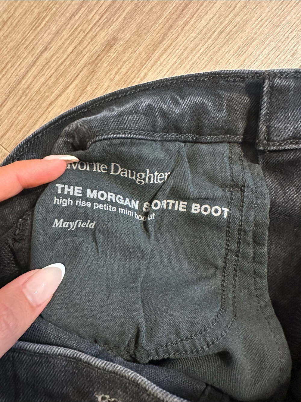 Favorite daughter the Morgan Shorty boot high-rise petite mini boot cut size 25 - Picture 8 of 8